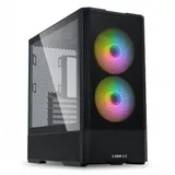 Корпус Lian Li Lancool 207 Black ATX/m-ATX/m-ITX, двойной фронтальный пылевой фильтр, спереди предустановлено 2x140mm ARGB Fan, 1xTypeC, 2xUSB3.0, G99.LAN207RX.10RS