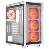 Компьютерный корпус, XPG, Battlecruiser Black, BATTLECRUISER-BKCWW, Mid Tower, E-ATX/ATX/ m-ATX/ Mini-ITX, USB 3.0*2/ Type C*1/ HD Audio/Mic, Кулер 4*12см ARGB, Высота процессорного кулера до 170мм,
