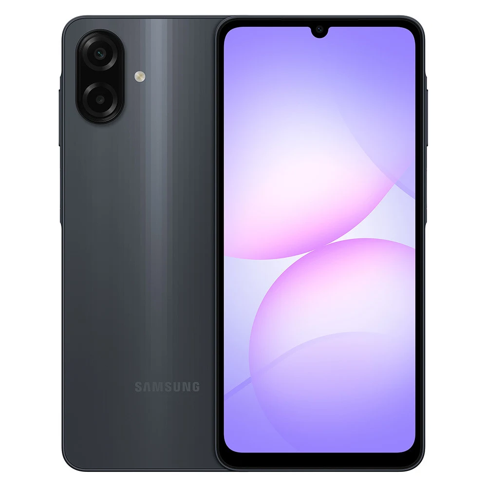 Смартфон Samsung A07, G99 6/128GB, 6.7"PLS, 1600х720, BT5.3, 2xSIM+microSD, Black