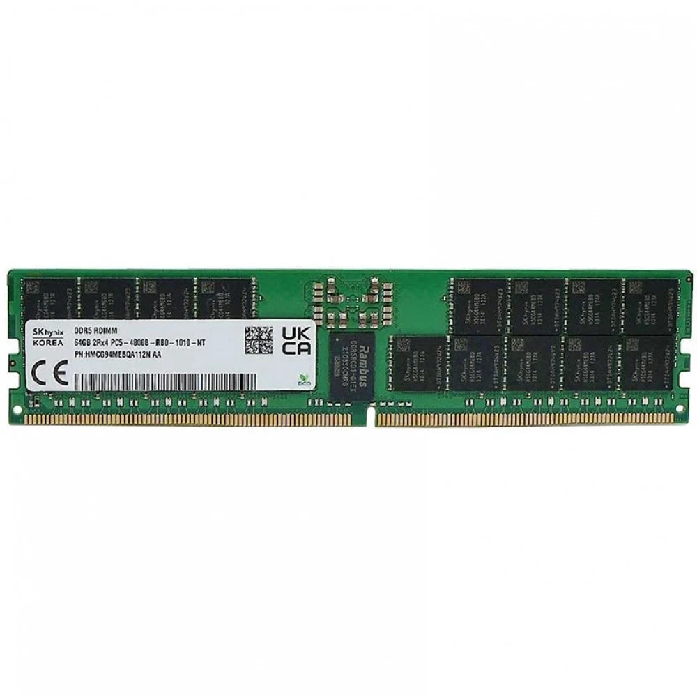 Оперативная память Hynix DDR5 64GB RDIMM 4800Mbps ECC Registered x4, 1 year, OEM