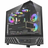 Компьютерный корпус DarkFlash DS950, Black, 6xFan DM20 ARGB, ATX DF-DS950-BK