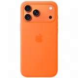 iPhone 17 Pro Max Silicone Case with MagSafe - Orange,Model A3560