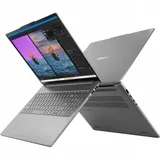 Ноутбук/ Lenovo IdeaPad Slim 5 16AHP10 16"(2880x1800 OLED)/AMD Ryzen 7 8845HS(3.8Ghz)/16384Mb/512PCISSDGb/noDVD/Int:AMD Radeon 780M/Cam/BT/WiFi/80WHr/war 1y/1.76kg/luna grey/noOS + 100W, RU kbd