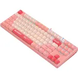 Клавиатура A4Tech S87 Energy механическая розовый USB for gamer LED (S87 USB ENERGY PINK) кабель 1.8м