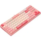 Клавиатура A4Tech S87 Energy механическая розовый USB for gamer LED (S87 USB ENERGY PINK) кабель 1.8м
