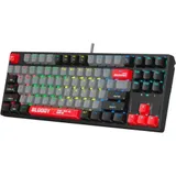 Клавиатура проводная A4Tech Bloody S87 Energy black/red (механическая, USB, for gamer, LED) (S87 USB ENERGY RE)