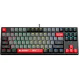 Клавиатура проводная A4Tech Bloody S87 Energy black/red (механическая, USB, for gamer, LED) (S87 USB ENERGY RE)
