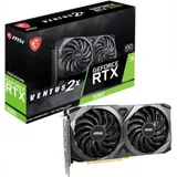 Видеокарта MSI PCI-E 4.0 RTX 3060 VENTUS 2X 12G OC NVIDIA GeForce RTX 3060 12Gb 192bit GDDR6 1680/15000 HDMIx1 DPx3 HDCP Ret [RTX 3060 VENTUS 2X 12G OC]