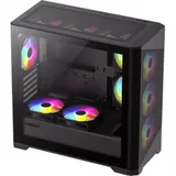 Компьютерный корпус, Gamemax, Destroyer MB 6670M, 9101-0300R0006, 14100901679, Mini Tower, m-ATX/Mini-ITX, USB2.0*2/ USB3.0*1/ HD-Audio, Кулер 4*12см FRGB, Длина процессорного кулера 165мм, Длина VG