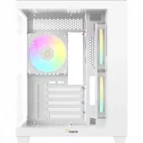 Корпус ПК без блока питания/ Case Ocypus Gamma C54 WH ARGB, Midi-Tower, TG, 3x120mm ARGB, 1xUSB-A 3.0 + 2xUSB 2.0, mATX, mITX White