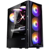 КОМПЬЮТЕРНЫЙ КОРПУС Zalman N4 REV.1, без БП, 1xUSB3.0, 2xUSB2.0, 3x140mm RGB fans, 3x120mm RGB fans,