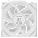 Вентилятор для корпуса Lian Li Uni Fan SL Wireless LCD 120 ARGB, 12cm, 4pin, 300-1900rpm, White