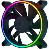 Кулер для компьютерного корпуса, Razer, Kunai Chroma 120MM aRGB LED PWM Performance Fan - 1 Fan, RC21-01800100-R3M1, Вентилятор 120мм, время работы 60 000 часов, Подсветка ARGB, 182 гр, Габариты 120