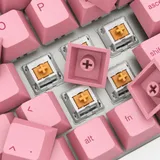 Набор кнопок на клавиатуру, Glorious, GPBT Keycaps Grapefruit, GLO-KC-GPBT-PG, 143 кнопки, PBT пластикластик, Розовый