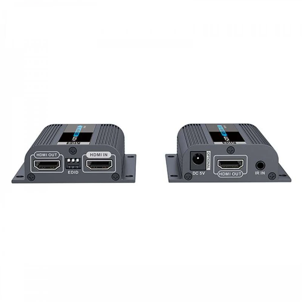 LenKeng LKV372 EDID (удлинитель HDMI, 50м, UTP cat 6/6a/7, EDID, POE, активный, комплект передатчик и приемник)