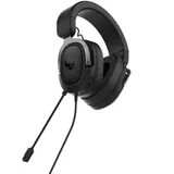 ASUS TUF Gaming H3 Игровые наушники чёрно-серые (7.1 виртуально, 50мм, неодимовые магниты, 32 Ом, 20~20000 Гц, микрофон, USB, PC, Mac, PS4, Nintendo Switch, Xbox One, 90YH028G-B1UA00)