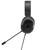 ASUS TUF Gaming H3 Игровые наушники чёрно-серые (7.1 виртуально, 50мм, неодимовые магниты, 32 Ом, 20~20000 Гц, микрофон, USB, PC, Mac, PS4, Nintendo Switch, Xbox One, 90YH028G-B1UA00)