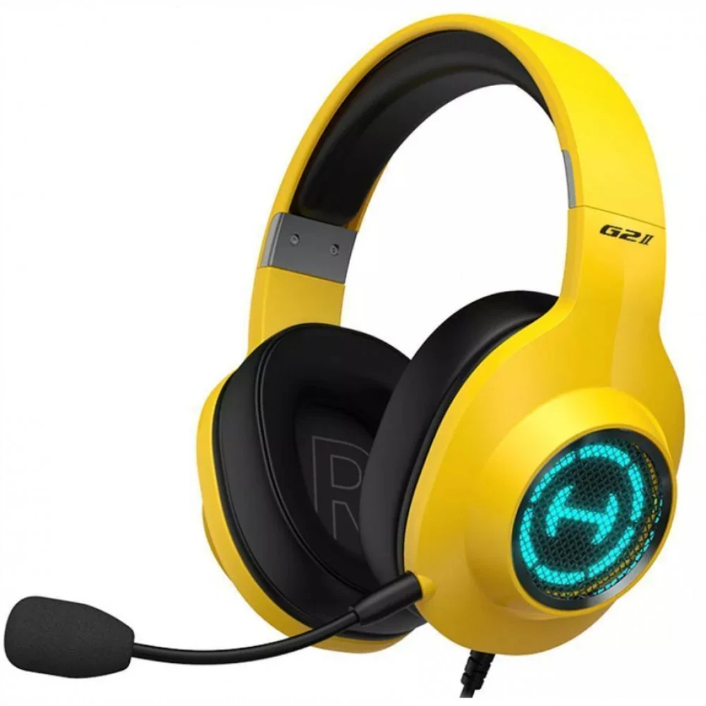 Гарнитура игровая Edifier G2 II Yellow &lt охватывающие, 20-20000Hz, 7.1, USB, RGB&gt