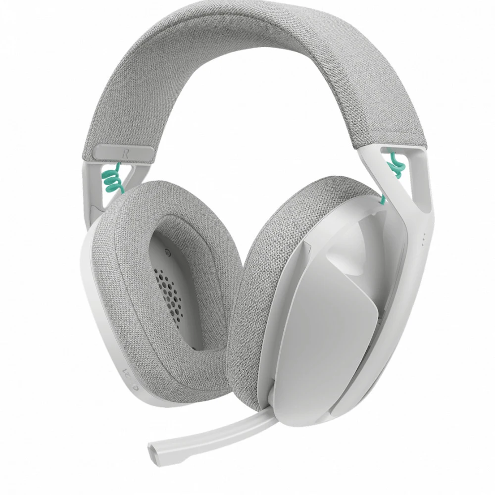 Bluetooth гарнитура Logitech G321 LightSpeed, 20Hz-20kHz, 78 dB, mic 16Hz-16kHz, BT5.2, White