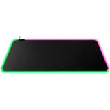 Коврик для компьютерной мыши, HyperX, 4S7T2AA, HyperX Pulsefire Mat RGB (Extra Large), 900x420x3 мм, Резиновая основа, Тканевая поверхность, Склеивание, Гладкая поверхность, Подсветка RGB, Чёрный
