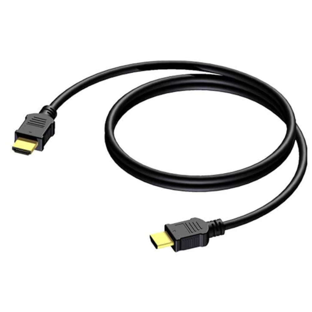 PROCAB Кабель BSV110/10, Кабель HDMI, позолоченные контакты с бескислородными медными жилами и тройное экранирование, сечение проводника 30 AWG. Кабель поддерживает Ethernet и обратный аудиоканал. Д