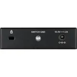 Коммутатор D-Link DES-1005P/B1A Неуправляемый коммутатор с 5 портами 10/100Base-TX, функцией энергосбережения и поддержкой QoS (4 порта с поддержкой PoE 802.3af/802.3at (30 Вт), PoE-бюджет 60 Вт) {1