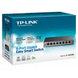 Коммутатор Easy Smart GbE 8-портовый Tp-Link TL-SG108E &lt 8 10/100/1000Mbps RJ45 ports, 16KB Jumbo frame, MTU/Port/Tag VLAN, IGMP Snooping, Link Aggregation, Port Mirroring, QoS&gt