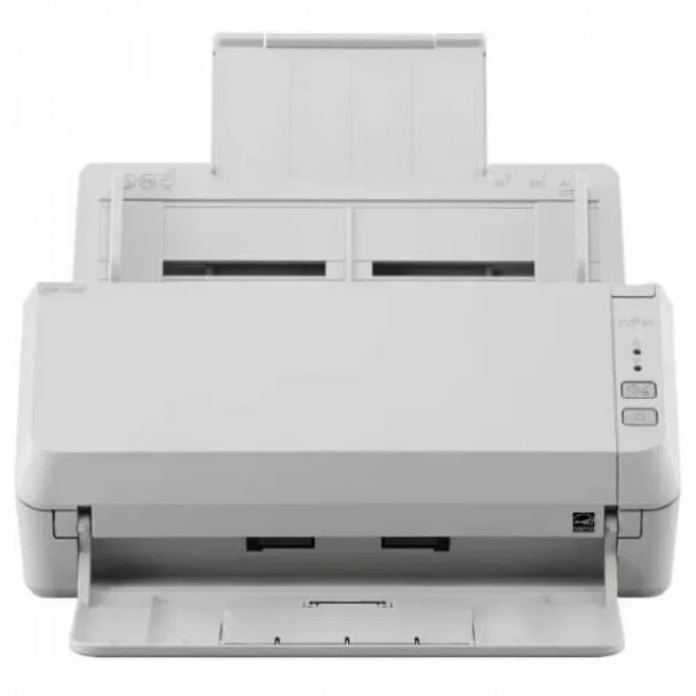 PA03811-B011 - Сканер Fujitsu ScanPartner SP-1125N. 25 стр/мин, 50 изобр/мин, А4, двустороннее устройство автоподачи на 50 листов, разрешение 600 dpi, датчик изображения CIS, USB 3.2, Ethernet, свет