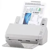 PA03811-B011 - Сканер Fujitsu ScanPartner SP-1125N. 25 стр/мин, 50 изобр/мин, А4, двустороннее устройство автоподачи на 50 листов, разрешение 600 dpi, датчик изображения CIS, USB 3.2, Ethernet, свет
