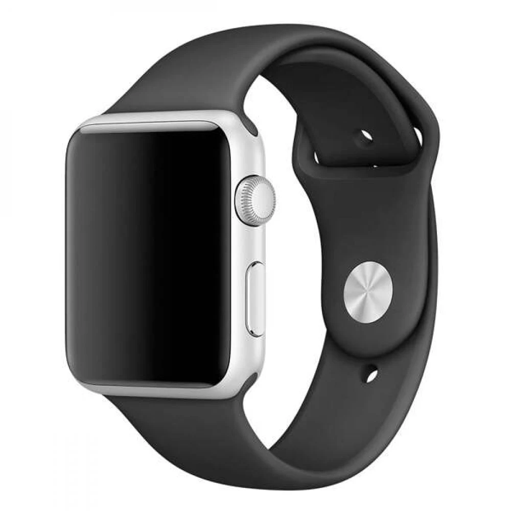 Ремешок для смарт-часов Apple Watch 42mm, Sport Band XL, фторэластомер, Black