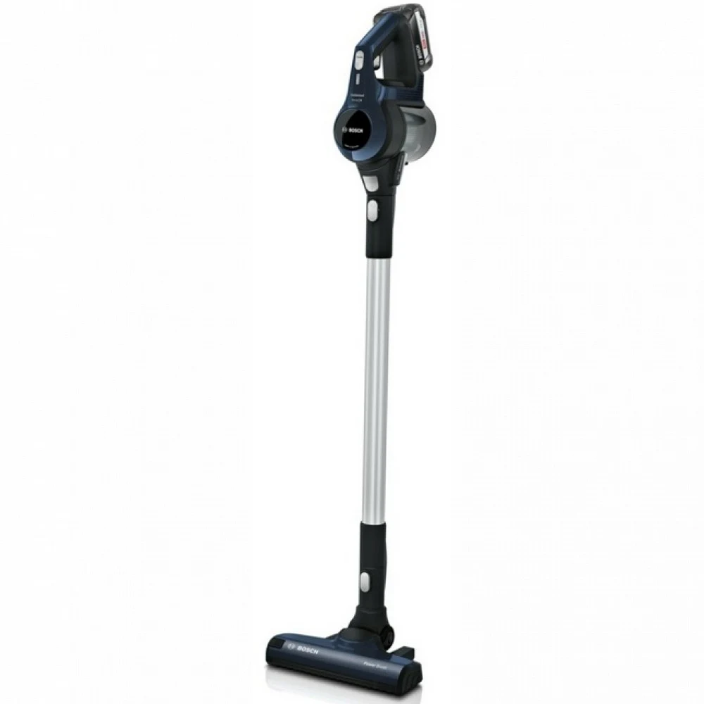 Пылесос Bosch/ Пылесос Bosch, безмешковый, вертикальный, емкость пылесборника 0.4 л, сухая уборка, фильтр PureAir, цвет синий