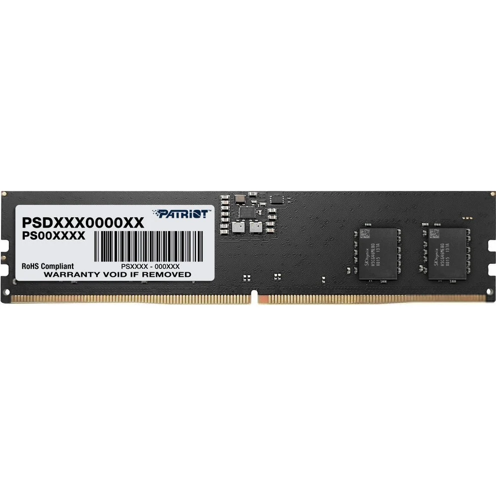 Оперативная память DDR5 8GB 5600MHz Patriot PSD58G560081 Signature Line RTL PC5-44800 CL46 DIMM 288-pin 1.1В single rank Ret [PSD58G560081]
