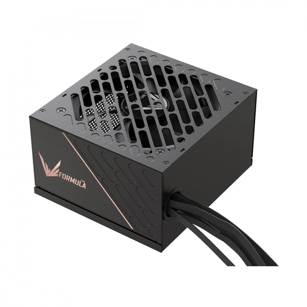 Блок питания, Formula V, FV-850BD, 850W, ATX 3.1, Bronze, APFC, 20+4 pin, 4+4pin, 5*Sata, 3*Molex, PCI-E 6+2 pin, 1*(16Pin)12VHPWR, Вентилятор 12см, Кабель питания, Чёрный