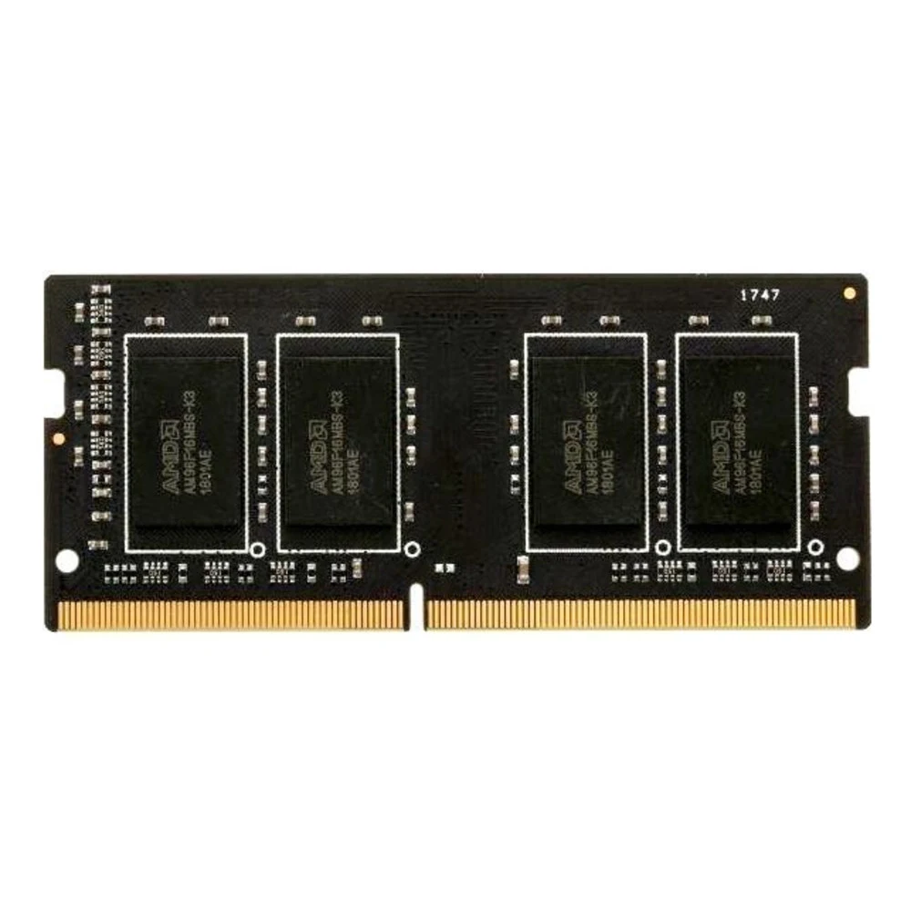 Модуль памяти AMD Radeon R7 Performance Series Black R748G2133S2S-U 8GB DDR4 2133 SO DIMM Non-ECC, CL15, 1.2V, RTL (182293)