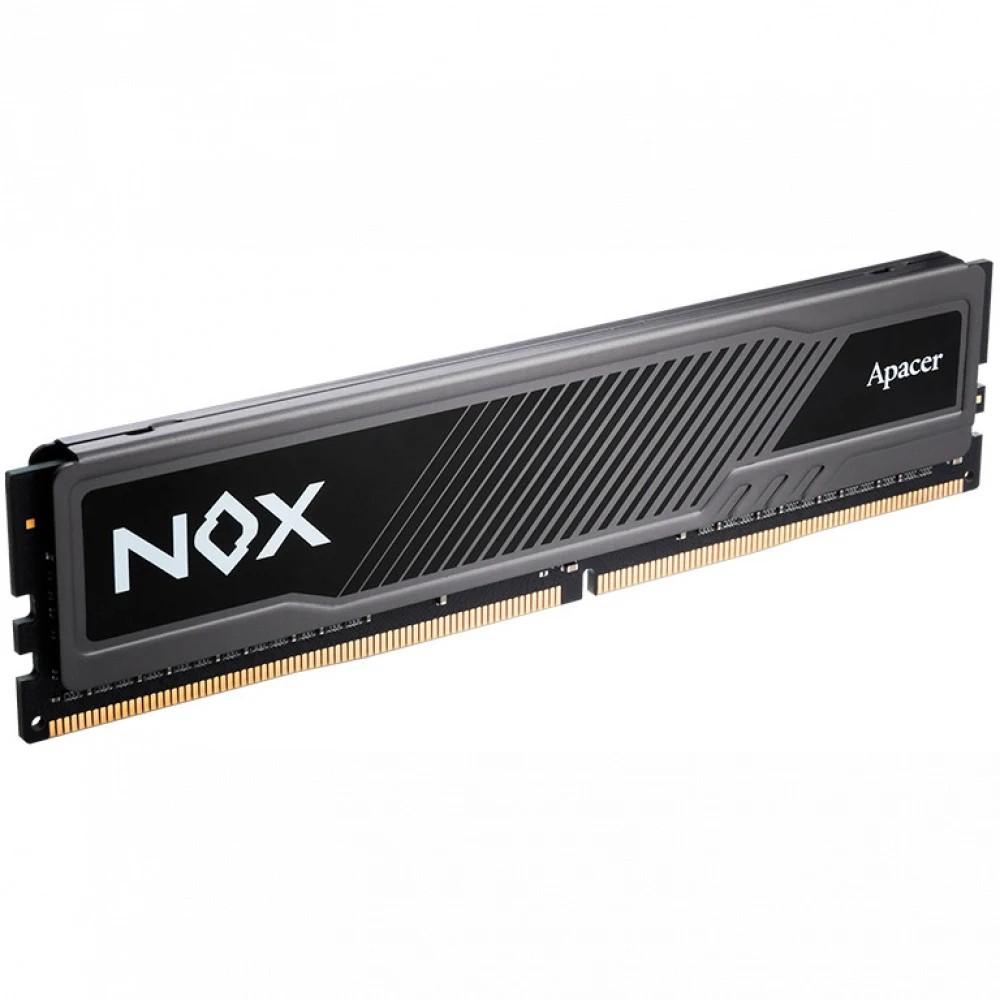 Оперативная память Apacer DDR4 8GB 3200MHz DIMM NOX Black Gaming Memory (PC4-25600) CL16 1.35V Intel XMP 2.0, Heat Sink (Retail) 1024*8 3 years (AH4U08G32C28YMBAA-1)