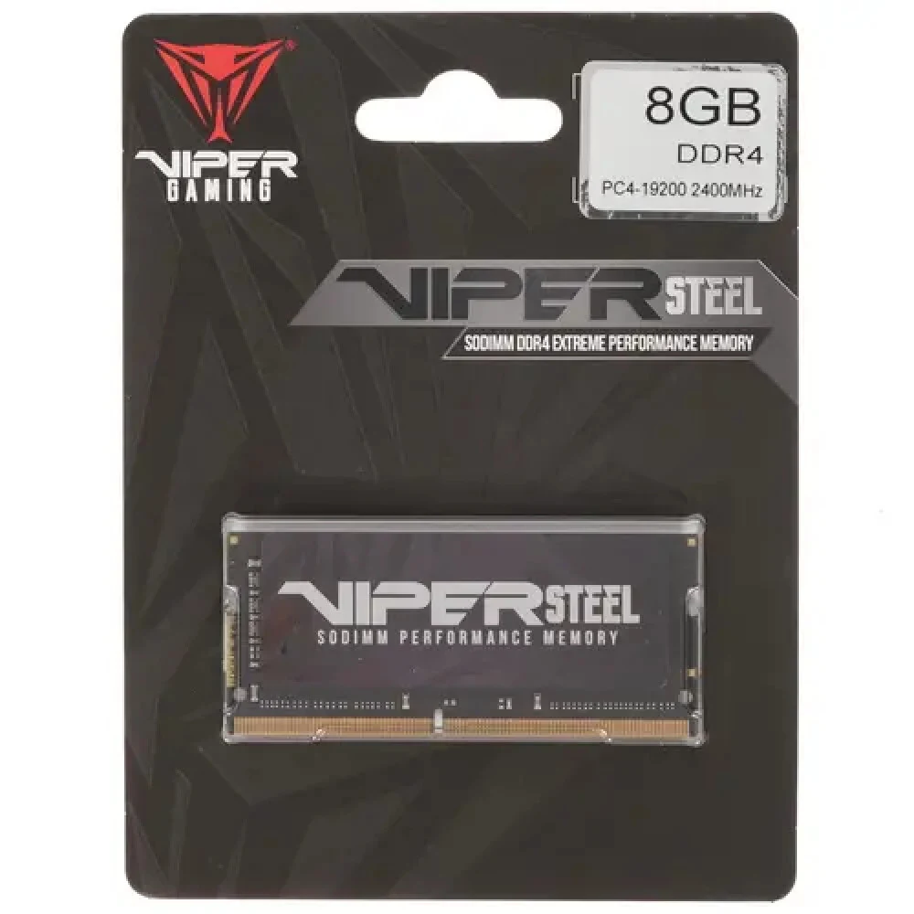 Оперативная память DDR4 8Gb 2400MHz Patriot PVS48G240C5S Viper Steel RTL PC4-19200 CL15 SO-DIMM 260-pin 1.2В single rank Ret [PVS48G240C5S]