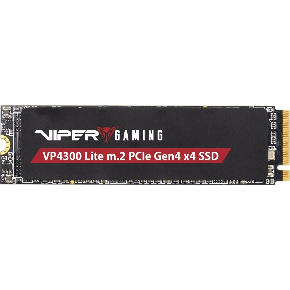Твердотельный накопитель SSD M.2 Viper 500Gb VP4300 Lite Series <VP4300L500GM28H> (PCI-E 4.0 x4, up to 7000/4000MBs, 3D NAND, 400TBW, 22х80mm, heatsink)