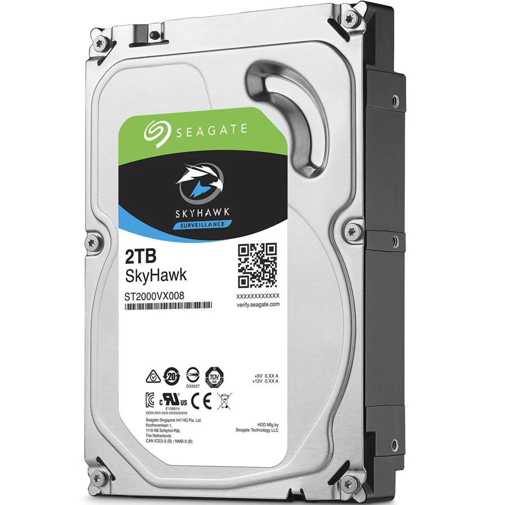 Жесткий диск для видеонаблюдения 2TB Seagate SkyHawk SATA3 3.5" 64Mb ST2000VX008 НОВИНКА!!! Диски SkyHawk™ емкостью до 10 ТБ спроектированы для круглосуточной записи с сетевых и цифровых видеорегист