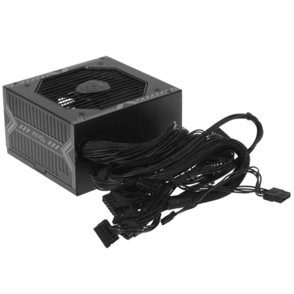Блок питания MSI 650W, MAG A650BN, Non Modular, ATX, 80+ BRONZE, КПД >85%, Fan 120mm, Черный