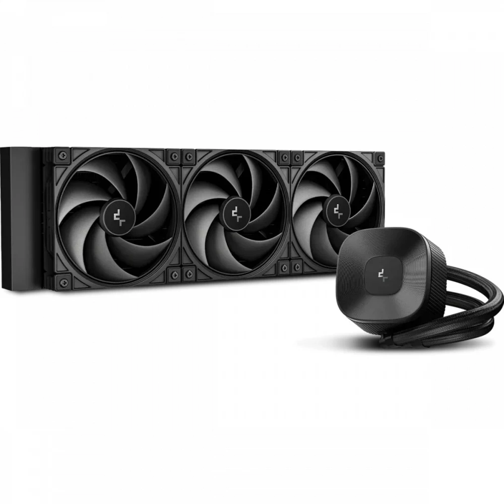 Система водяного охлаждения Deepcool LE360 V2 Zero Dark Soc-AM5/AM4/1200/1700/1851 черный 4-pin 19-31.6dB Al 250W 1632gr Ret (R-LE360ZERO-BKLNMD-G-1)