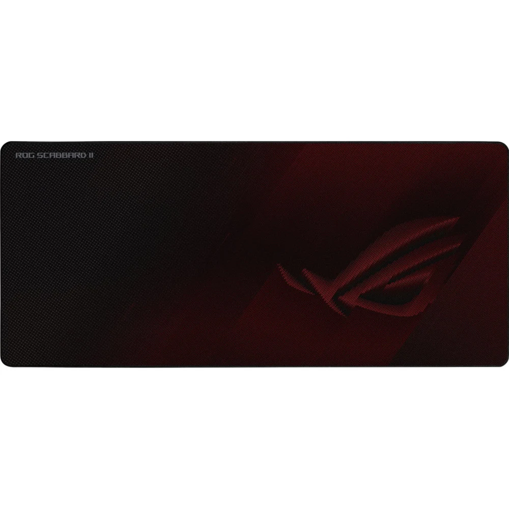 ASUS ROG Scabbard II Игровой коврик для мыши (900 x 400 x 3 mm, резина, тканый материал, cиликон, 90MP0210-BPUA00)