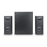 LD SYSTEMS Комплект акустики LDDAVE8ROADIE ЧЕРНЫЙ Комплект из сабвуфера и двух акустических систем активный. Динамик сабвуфера 8", диаметр динамиков сателлитов 4" плюс 1" твитер. Мощность RMS 350 Вт