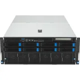 Сервер ASUS ESC8000-E11-SKU2 4U, 2x LGA4677, 32x DDR5, 2x NVMe/SATA/SAS* + 6 SATA/SAS*, 1x M.2(Up to 22110), 1x PCIex8 for HBA/RAID, 8x PCIex16 for dual-slot GPU, 1x PCIex16 for NIC card, 2x 10Gbe,