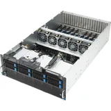 Сервер ASUS ESC8000-E11-SKU2 4U, 2x LGA4677, 32x DDR5, 2x NVMe/SATA/SAS* + 6 SATA/SAS*, 1x M.2(Up to 22110), 1x PCIex8 for HBA/RAID, 8x PCIex16 for dual-slot GPU, 1x PCIex16 for NIC card, 2x 10Gbe,