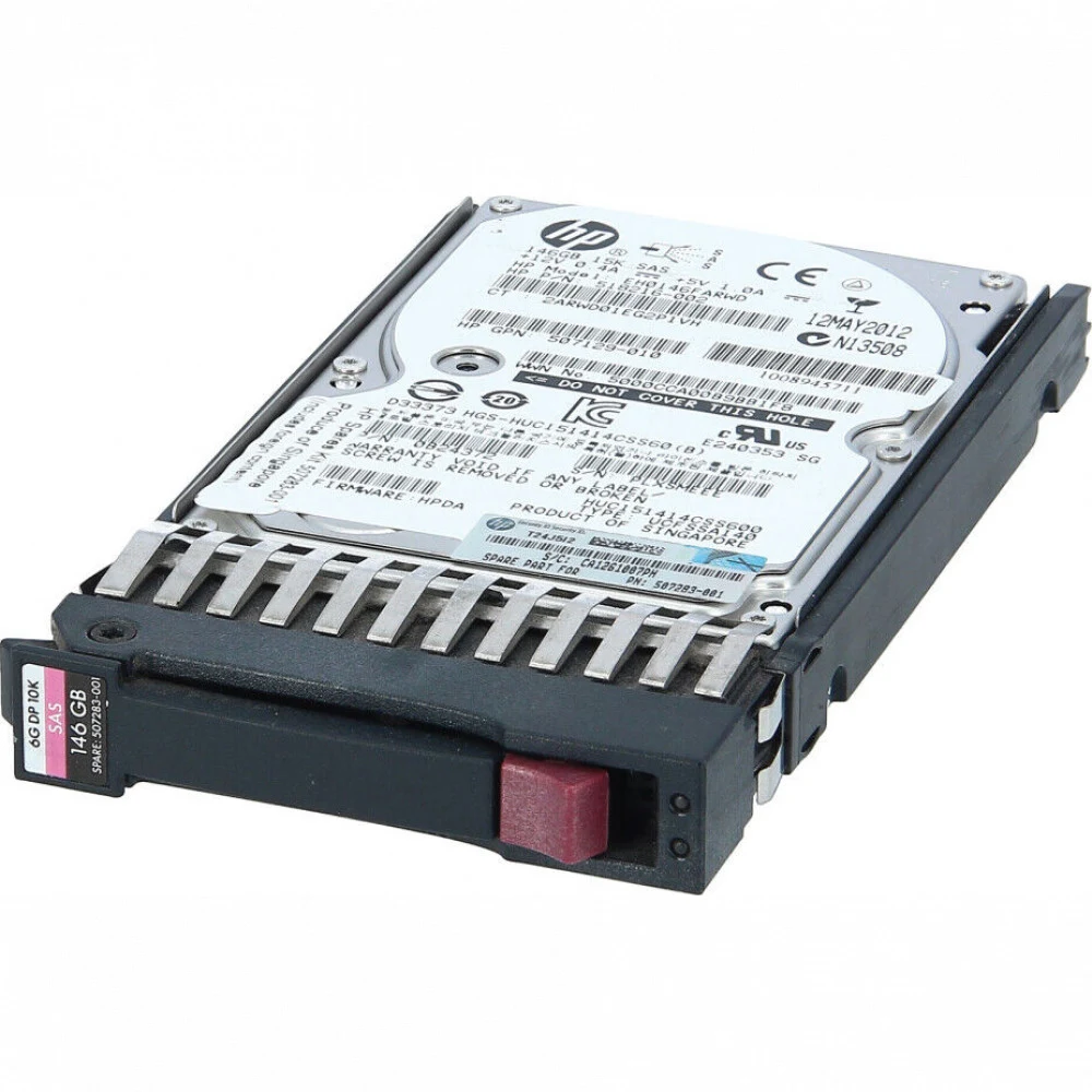 !!! ОПИСАНИЕ НЕПОЛНОЕ - Жесткий диск HP SAS 146GB DP 6G 10K SFF [507125-B21], 507125-B21 418367-B21 504015-002 459512-002 DG146BAAJB 453138-001 518011-001 EG0146FARTR 442819-B21 438628-002 DG146A351