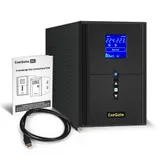 ИБП (инвертор, синус, для котла) ExeGate SineTower SN-2000.LCD.AVR.3SH.1C13.RJ.USB (2000VA/1600W, чистая синусоида, LCD дисплей, AVR, 3*EU/Тип F(Schuko)+1*C13, RJ45/11, USB, батарея 12V 9Ah - 4 шт.,