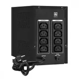 ИБП ExeGate SpecialPro Smart LLB-1200.LCD.AVR.8C13.USB (1200VA/750W, LCD, AVR, 8*C13, USB, батарея 12V 7.5Ah - 2 шт., металлический корпус, Black)