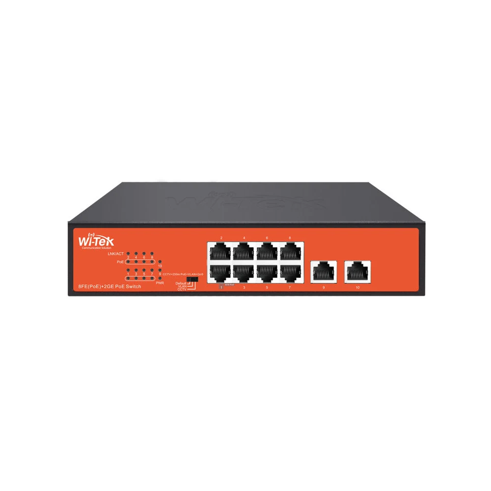 WI-PS210G V4 Индустриальный неуправляемый Poe коммутатор