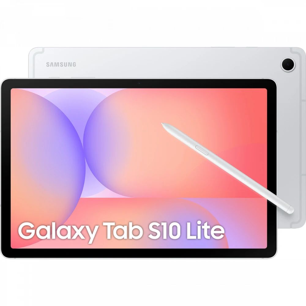 Планшет Samsung Galaxy Tab S10 Lite BSM-X406B 1380 (2.4) 8C RAM8Gb ROM256Gb 10.9" TFT 2112x1320 5G eSIM Android 15 серебристый 8Mpix 5Mpix BT WiFi microSD 2Tb 10090mAh