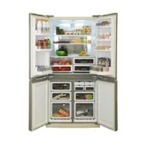 Холодильник Sharp/ Холодильник Sharp, отдельностоящий, ВхШхГ 183x89.2x77.1 см, объем 605 (394+211) л, No Frost, инверторный компрессор, ионизация воздуха, быстрое замораживание, быстрое охлаждение,